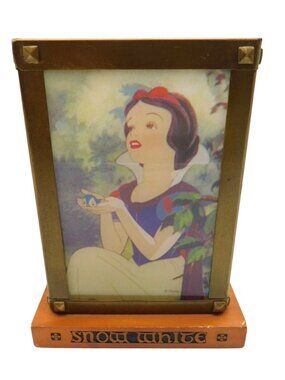 Disney Store Snow White Garden Candle Holder Tea Light Lantern Vintage Decor
